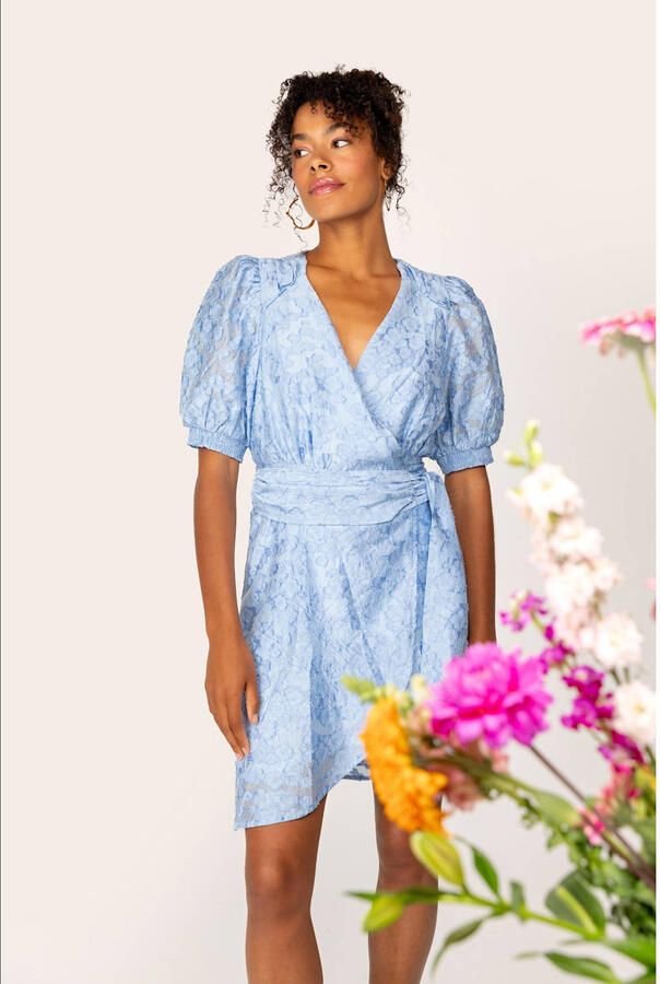 FREEBIRD Dames Jurken Blossom Mini Lichtblauw - Foto 6