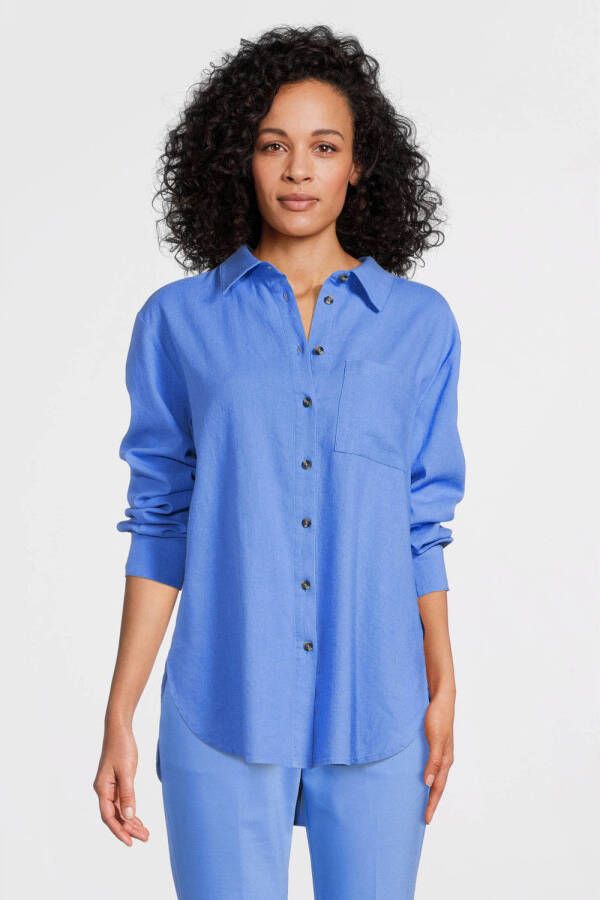 FREEQUENT blouse blauw