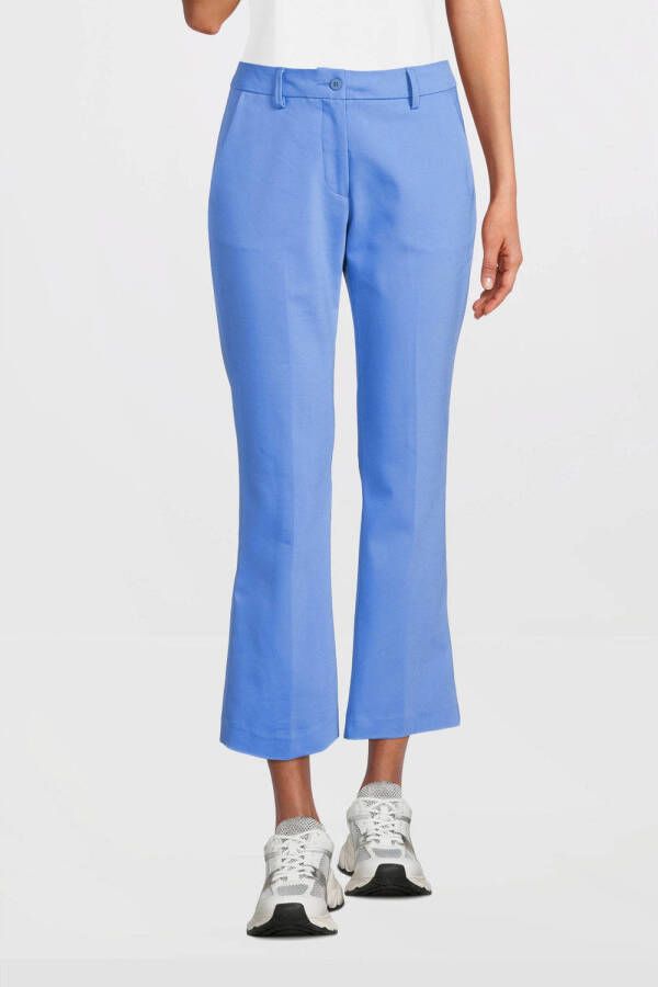 FREEQUENT cropped flared broek blauw