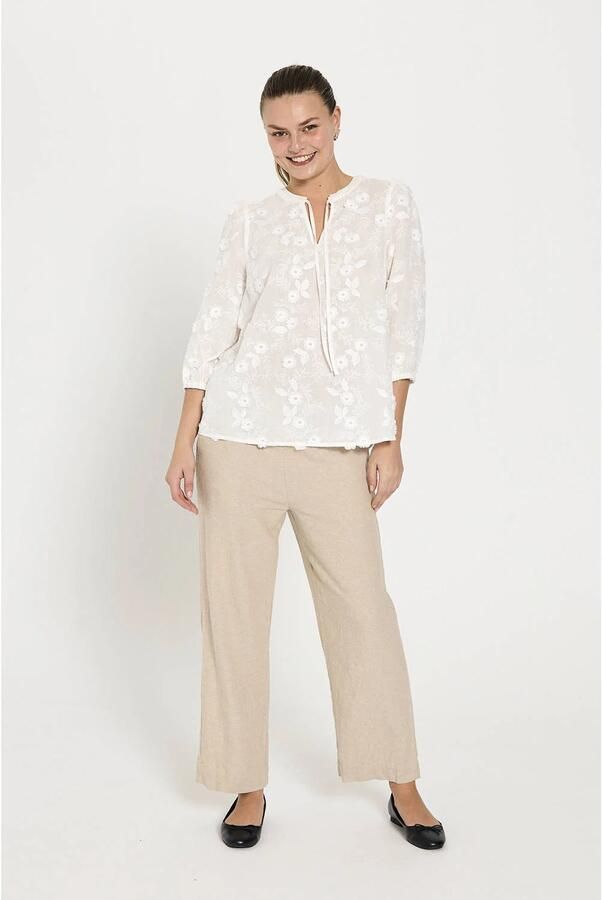 FREE QUENT Regular fit blouse met structuurmotief model 'Darana' - Foto 3