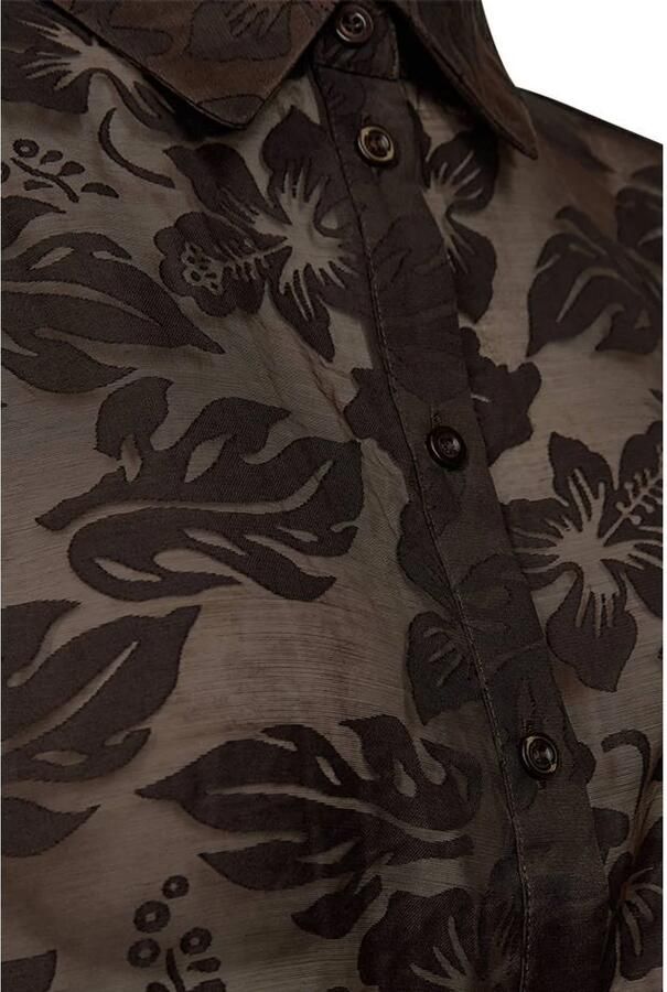 FREEQUENT gebloemde blouse bruin