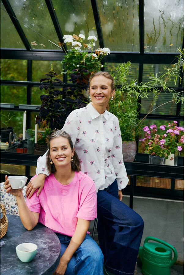 FREEQUENT gebloemde blouse wit - Foto 3