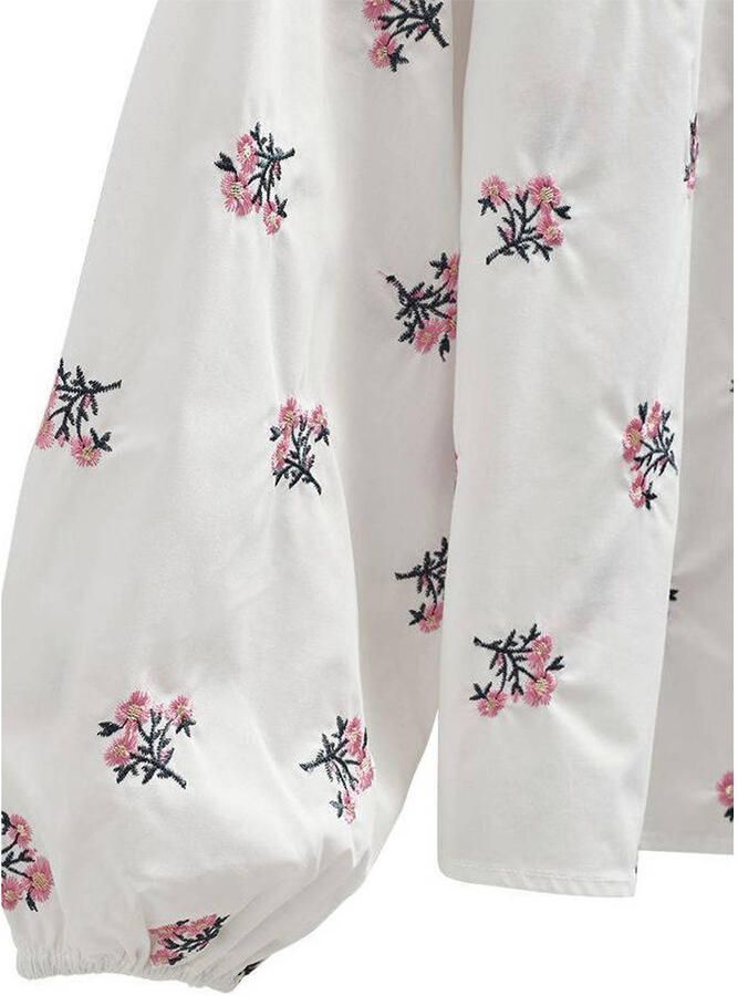 FREEQUENT gebloemde blouse wit - Foto 2