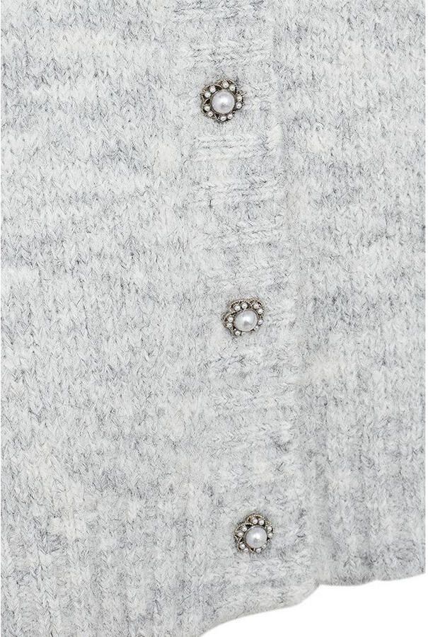 FREE QUENT Gebreid jack met ronde hals model 'Luisa' - Foto 2