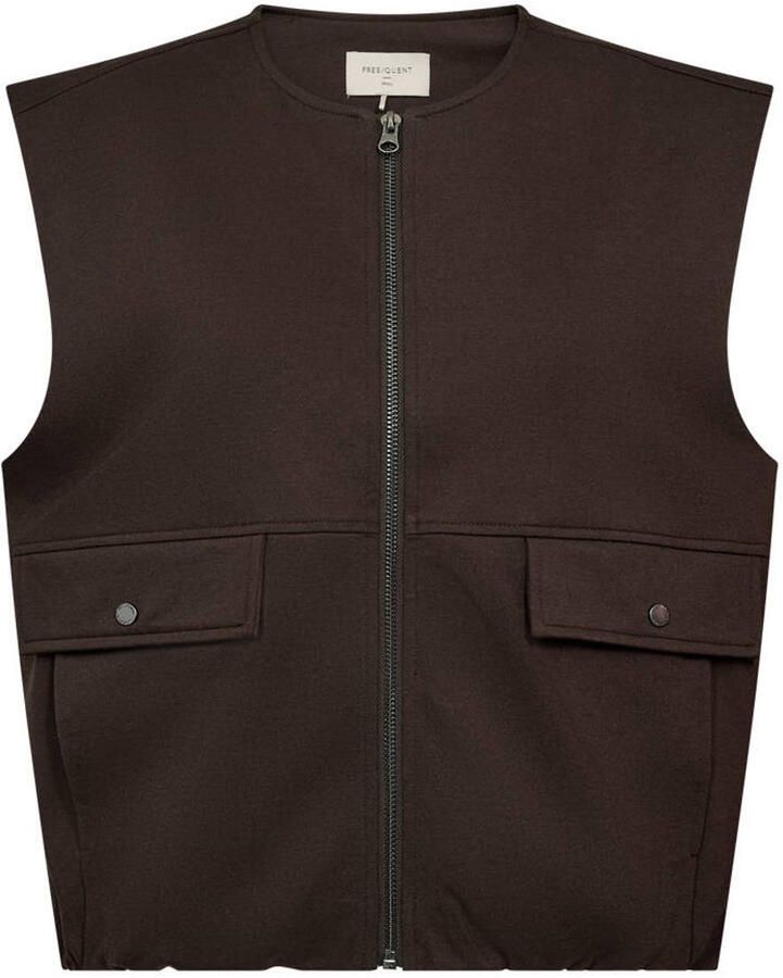 FREEQUENT gilet bruin