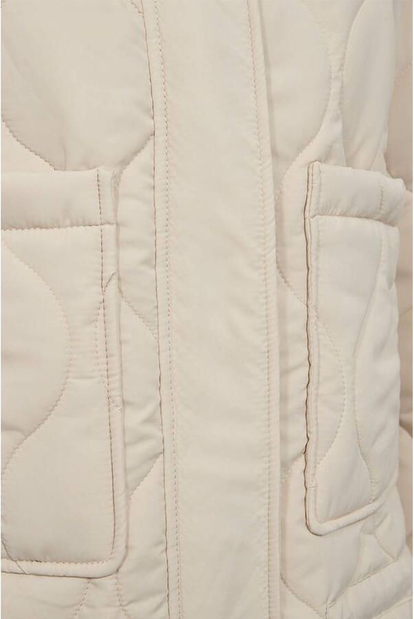 Freequent Stijlvolle Jack Coat in Moonbeam Beige Dames - Foto 2