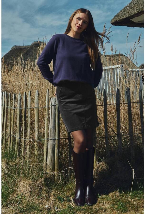 FREEQUENT katoenen sweater paars - Foto 2