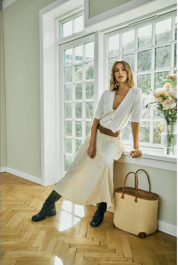 FREE QUENT Midirok met elastische band model 'Nello' - Foto 1