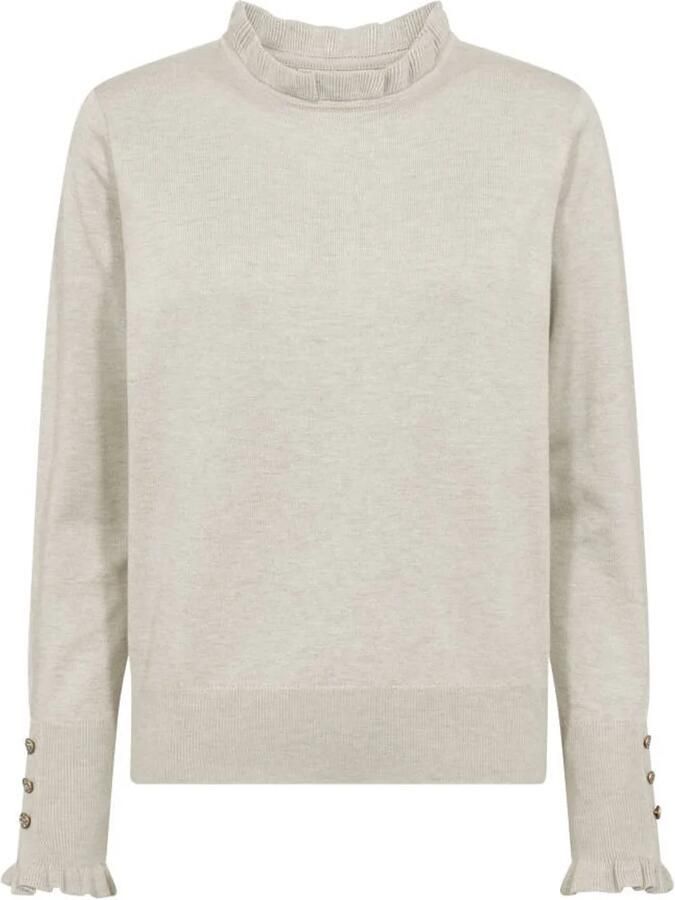 FREE QUENT Regular fit shirt met lange mouwen van viscosemix model 'Katie'