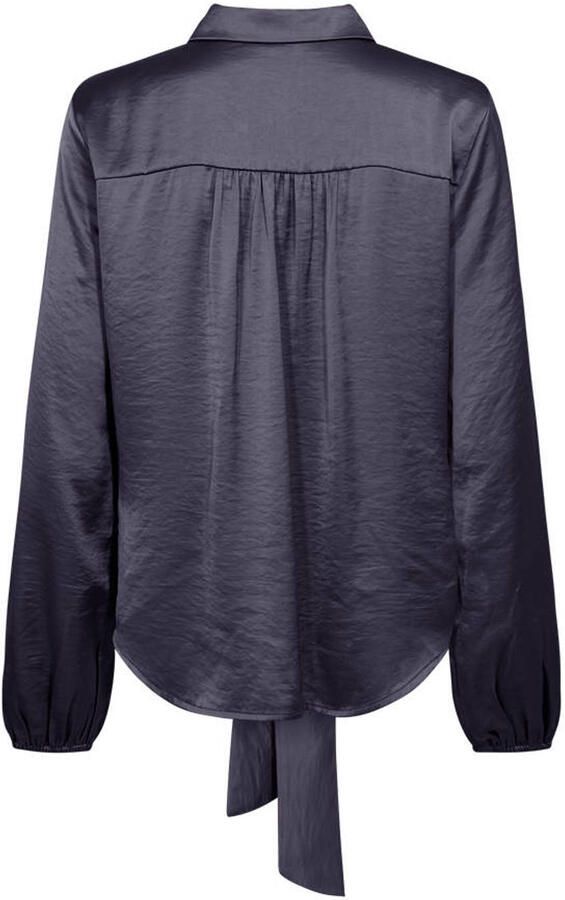 FREEQUENT rechtvallende blouse donkerblauw