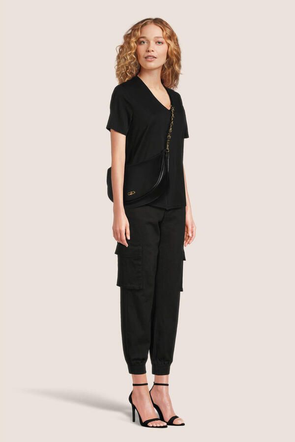 FREEQUENT Blouse met korte mouwen FQYR elastisch met v-halslijn - Foto 2