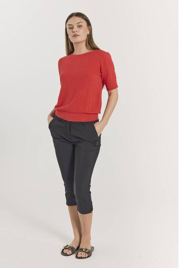 FREE QUENT Gebreide pullover met 1 2-mouwen model 'Dodo' - Foto 2