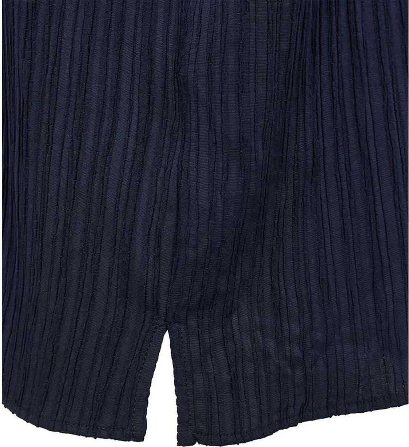 FREEQUENT top met textuur donkerblauw - Foto 2