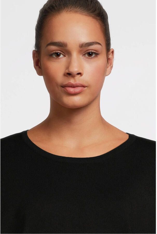 FREEQUENT Gebreide trui FQJONE-PU met 3 4 mouwen