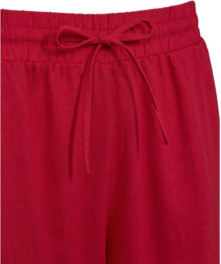 FREEQUENT wide leg regular waist broek met linnen - Foto 2