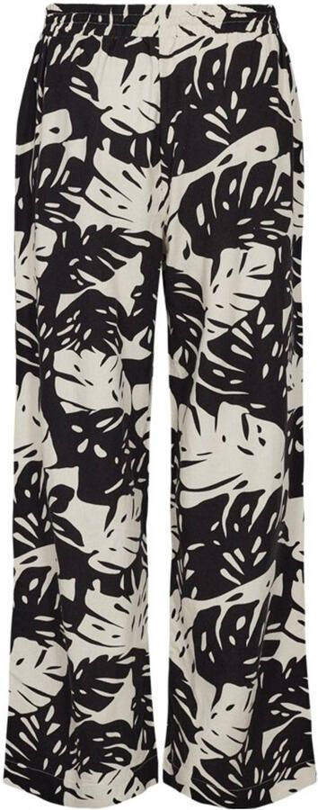 FREE QUENT Wide leg stoffen broek met tunnelkoord model 'Lavisco' - Foto 2