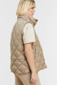 FREEQUENT quilted bodywarmer beige