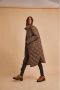 FREE QUENT Gewatteerde lange jas met afneembare mouwen model 'Olga' - Thumbnail 1