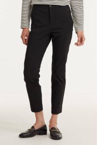 Freequent Slim-fit broek Zwart Dames