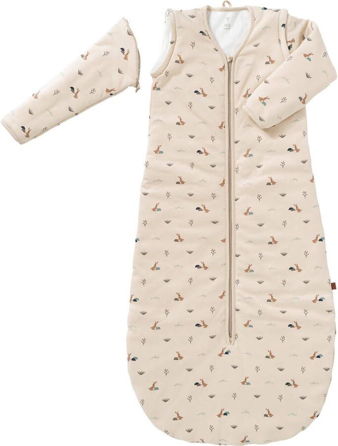 Fresk gevoerde baby winter slaapzak Rabbit Sandshell Babyslaapzak Ecru 110