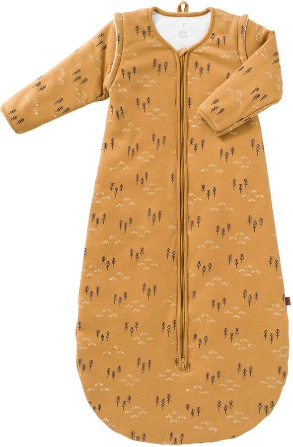 Fresk gevoerde baby winter slaapzak Woods spruce yellow Babyslaapzak Geel 110