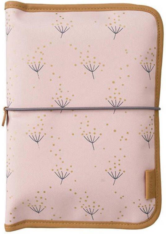 Fresk luieretui Dandelion roze All over print | Luieretui van