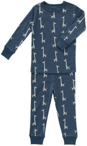 Fresk pyjama giraf donkerblauw