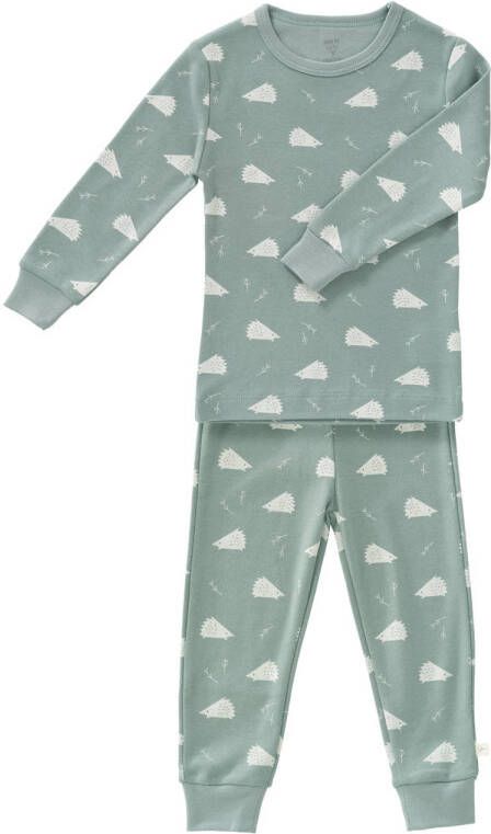 Fresk pyjama Hedgehog groen Katoen (biologisch) Ronde hals 116