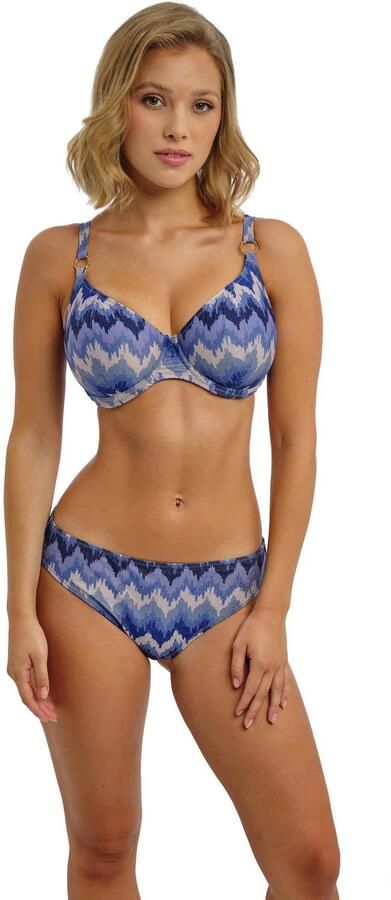 Freya bikinibroekje Arizona Wave met lurex blauw