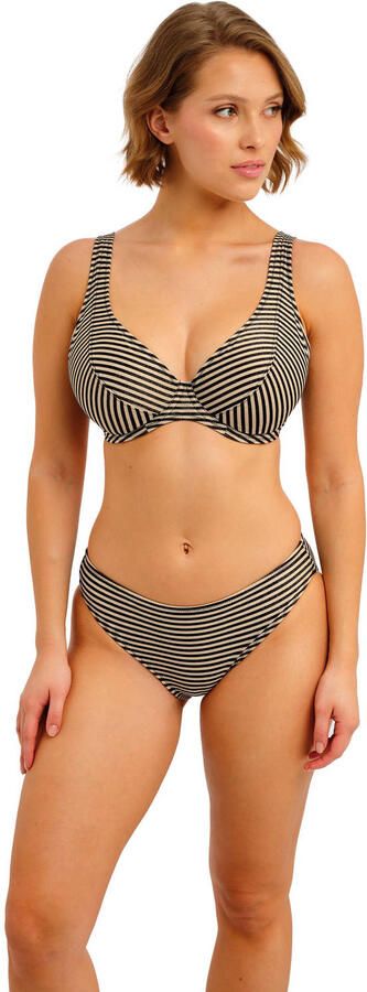 Freya bikinibroekje Arizona Wave met lurex zwart beige