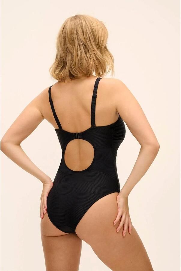 Freya Cala Cuba badpak met cut-out en beugel zwart - Foto 2