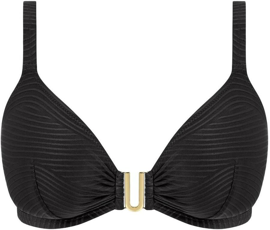 Freya Cala Cuba niet-voorgevormde triangel bikinitop zonder beugel zwart