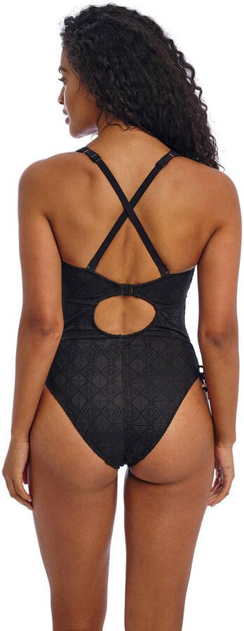 Freya crochet badpak Nomad met beugel zwart