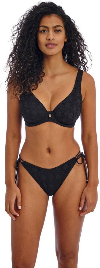 Freya crochet strik bikinibroekje Nomad Nights zwart