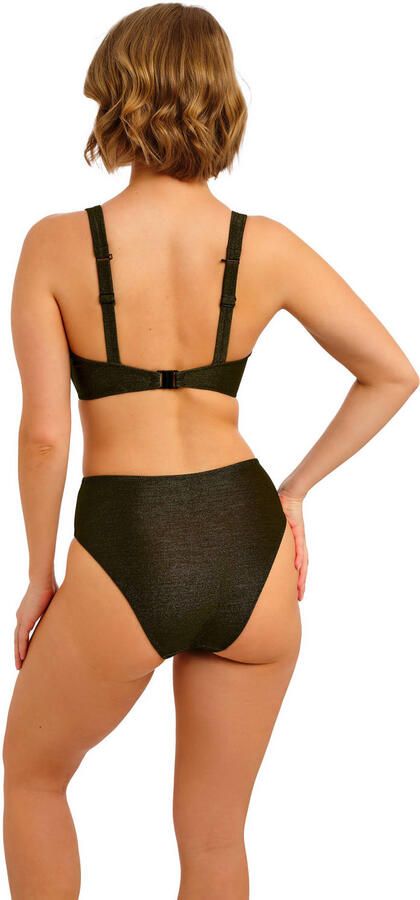Freya high waist bikinibroekje Arizona Wave met lurex zwart - Foto 2