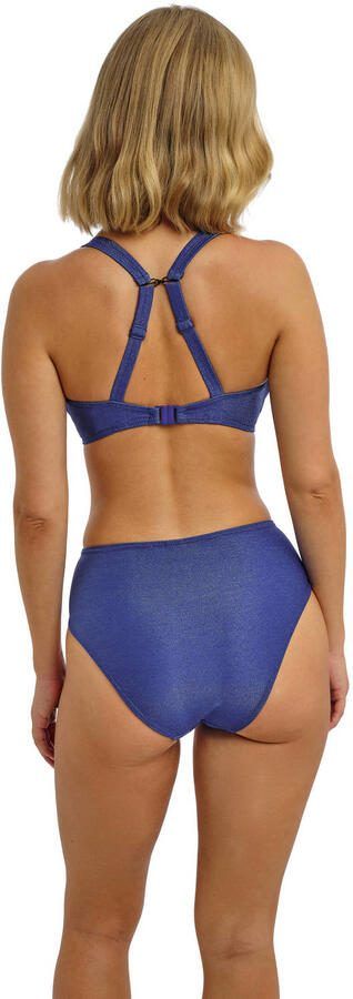 Freya niet-voorgevormde beugel bikinitop Arizona Wave met lurex blauw - Foto 3