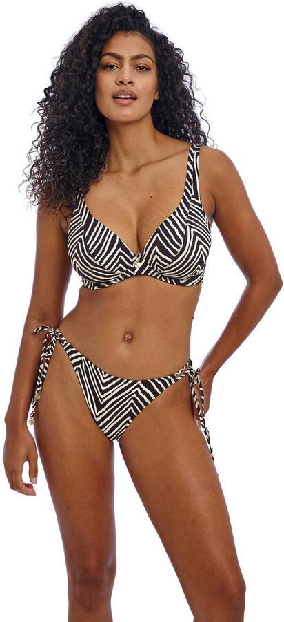 Freya niet-voorgevormde beugel bikinitop Fiji zwart