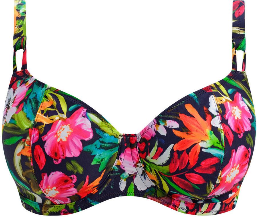 Freya niet-voorgevormde beugel bikinitop Kailua donkerblauw multi - Foto 2