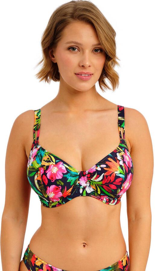 Freya niet-voorgevormde beugel bikinitop Kailua donkerblauw multi - Foto 3