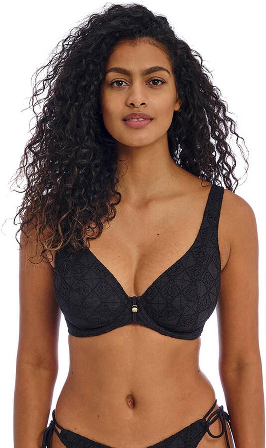 Freya niet-voorgevormde crochet beugel bikinitop Nomad zwart - Foto 2
