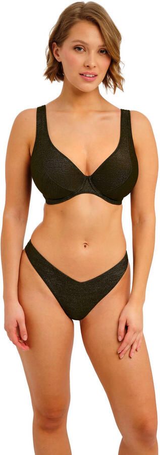 Freya string bikinibroekje Arozona Waves met lurex zwrat