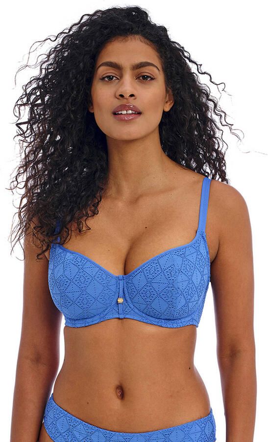 Freya voorgevormde crochet beugel bikinitop Nomad Nights blauw - Foto 2