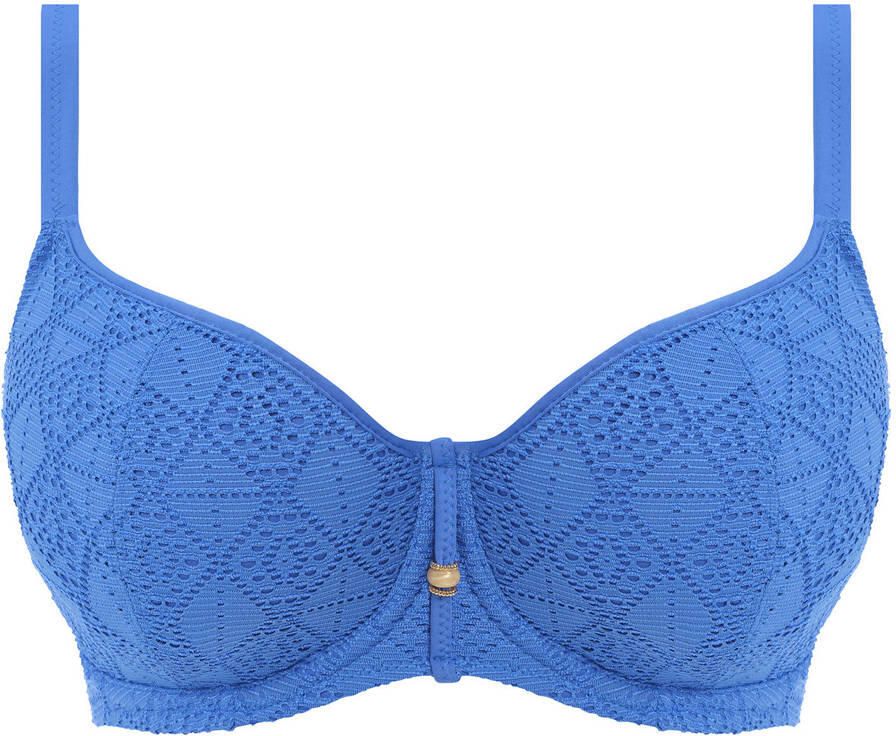Freya voorgevormde crochet beugel bikinitop Nomad Nights blauw