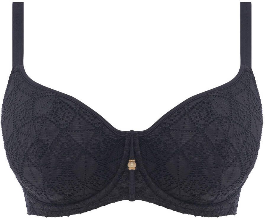 Freya voorgevormde crochet beugel bikinitop Nomad zwart