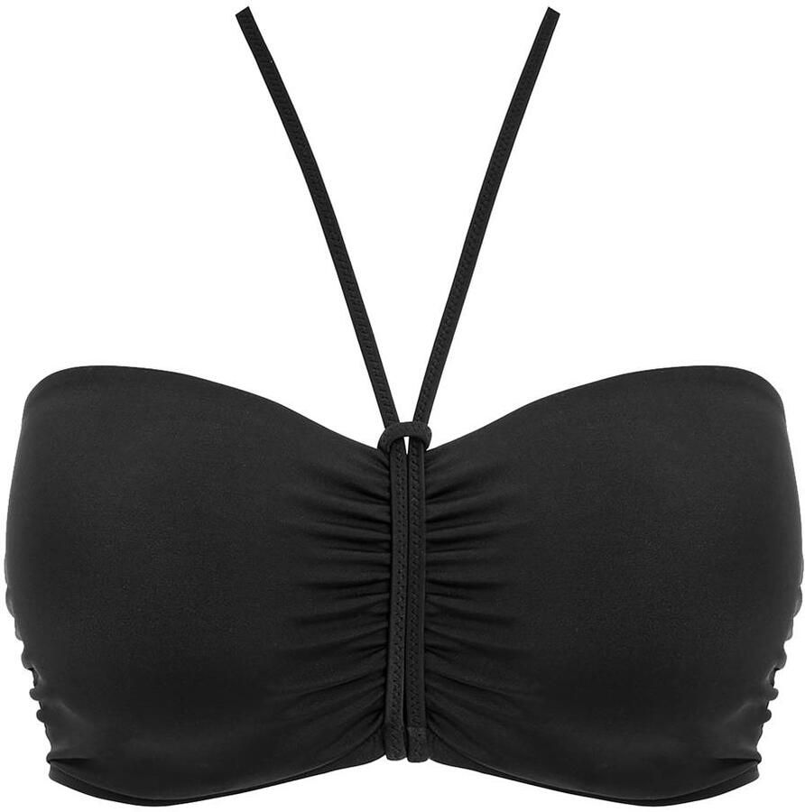 Freya voorgevormde strapless bandeau bikinitop Jewel Cove zwart - Foto 2