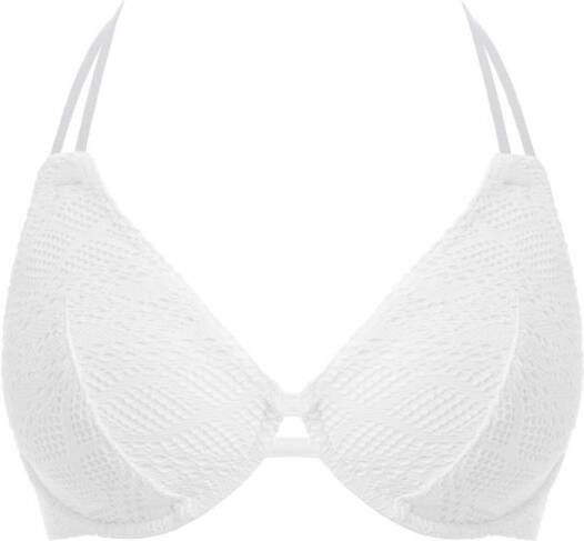 Freya niet-voorgevormde halter bikinitop Sundance wit