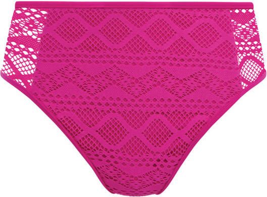 Freya high waist bikinibroekje Sundance fuchsia
