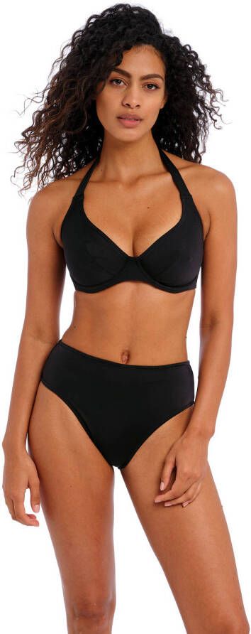 Freya niet-voorgevormde halter bikinitop Jewel Cove zwart