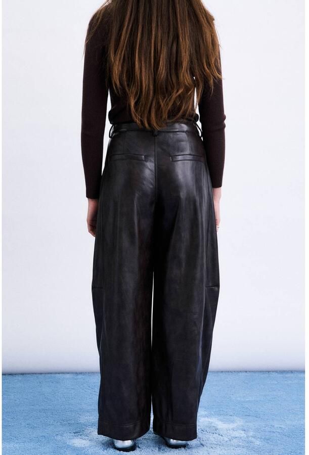 FRNCH barrel broek donkerbruin - Foto 2