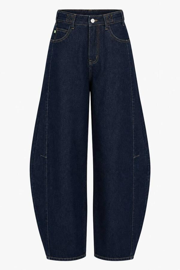 FRNCH barrel jeans dark blue denim